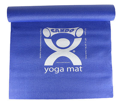 CanDo® Exercise Mat - PER Yoga Mat - Blue, 68 x 24 x 0.25 inch