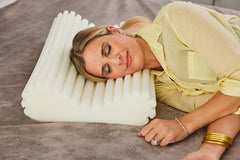 Liberty Made® Foam Ribbed Cervical Pillow