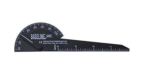 Baseline® Finger Goniometer - Plastic - 1-finger Design - 6 inch