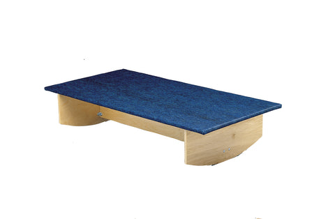 Rocker Board - Wooden with carpet - side-to-side - 30x60x12 inch