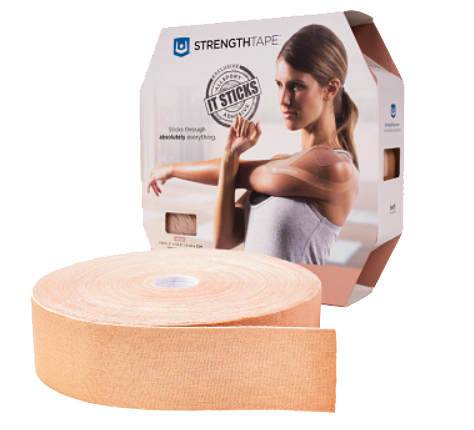 StrengthTape® Kinesiology Tape 35M Uncut Beige