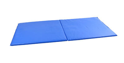 CanDo® Exercise Mat - Center Fold - 1 inch PU Foam with Cover - 2 x 4 foot - Specify Color
