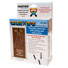 CanDo® Overdoor Shoulder Pulley - Single Pulley with Door Strap