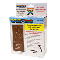 CanDo® Overdoor Shoulder Pulley - Single Pulley with Door Disc