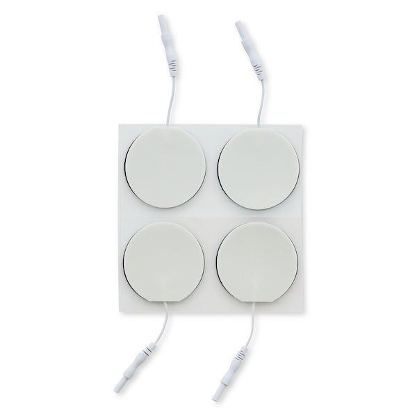 2 in. Round - White Foam Top Electrodes Case of 10 (4/pk)