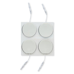 2 in. Round - White Foam Top Electrodes Case of 10 (4/pk)