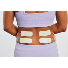 1.5 in. x 3.5 in. Rectangle - White Foam Top Electrodes Case of 10 (4/pk)