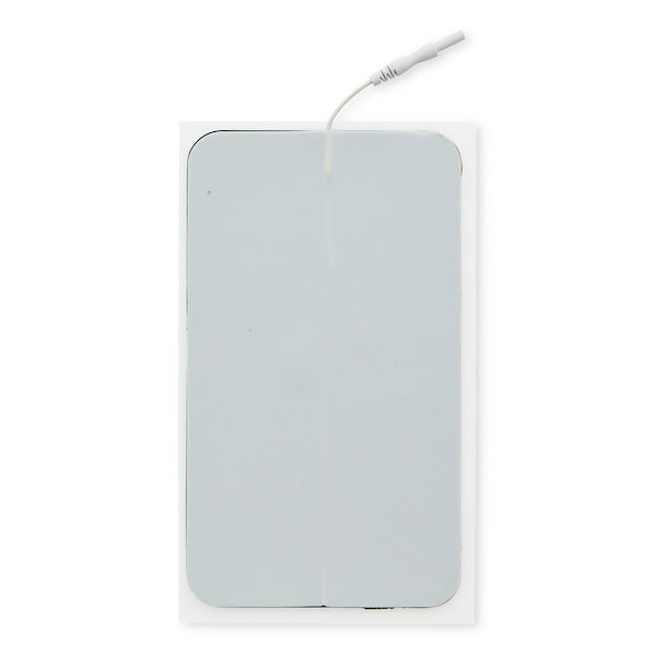 4 in. x 7 in. Rectangle - White Foam Top Electrodes Case of 10 (1/pk)