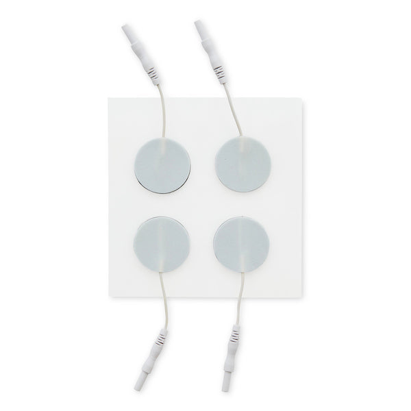 1.25 in. Round - White Foam Top Electrodes Case of 10 (4/pk)