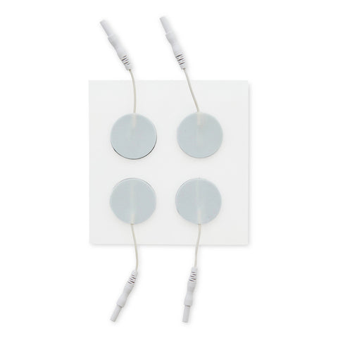 1.25 in. Round - White Foam Top Electrodes Case of 10 (4/pk)