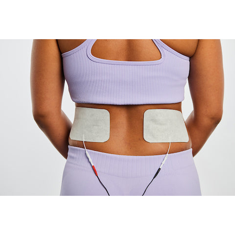 3 in. x 5 in. Rectangle - White Fabric Top Electrodes Case of 10 (2/pk)