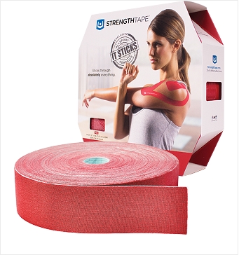 StrengthTape® Kinesiology Tape 35M Uncut Red