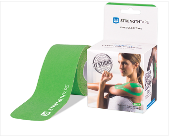 StrengthTape® Kinesiology Tape 5M Precut Roll Green