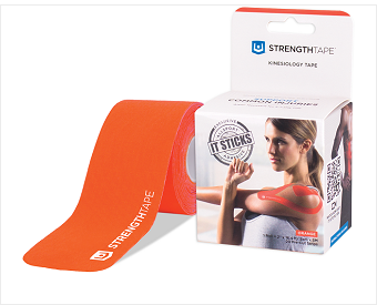 StrengthTape® Kinesiology Tape 5M Precut Roll Orange