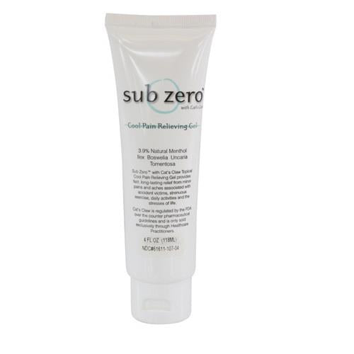 Sub Zero® Analgesic Gel 4 oz Tube