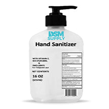 DSM Supply® Hand Sanitizer Alcohol Gel Pump Bottle 16 oz. ($5 each) - 8/Pack