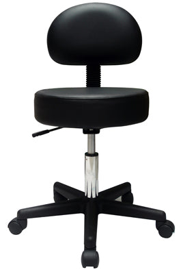 Pneumatic Stool, with Chair Back