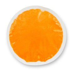 Personalized Reusable Hot/Cold Gel Pack, 6" Round - Orange